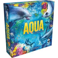 Asmodee Aqua Bunte Unterwasserwelten Familienspiel Legespiel 1-4 Spieler 8+ Deutsch