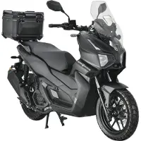 Alpha Motors Motorroller ADV X-treme 125 ccm 85 km/h EURO 5+ schwarz inkl. Topcase