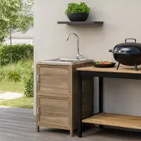 HTI Spüle mit Unterschrank für Outdoorküche Sonoma
