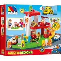 MOLTO Feuerwehrstation Mit Elektronischen Autolichtern Mehrfarbig 12-24 Months Kinder Mehrfarbig 12-24 Months