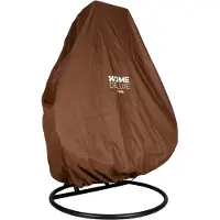 HOME DELUXE - Regenabdeckung CAPE TWIN - Braun | 232 cm, Abdeckung für Gartenmöbel, Abdeckplane