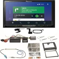 Pioneer AVH-Z9200DAB Android Auto Carplay Bluetooth Einbauset für Audi TT 8J