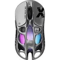 Gravastar Mercury X 49 g Kabellose Gaming Maus, 32.000 DPI PAW 3950 Sensor, 1000 Hz Polling-Rate, Silber