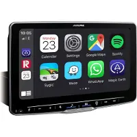 Alpine iLX-F905TRA | Autoradio mit 9-Zoll Touchscreen, DAB+, 1-DIN-Einbaugehäuse, Apple CarPlay Wireless und Android Auto Unterstützung für Ford Transit (ab Modelljahr 2018)
