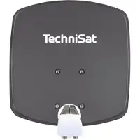 Technisat DIGIDISH 33 | Sat-Schüssel mit Twin-LNB & Wandhalterung, 2 TN