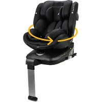 Osann Eno360 SL i-Size , drehbarer Kindersitz 40-150 cm, Reboarder mit Isofix und Standfuß – All Black