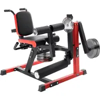 Vevor Beinstrecker und Curl-Maschine, sitzende Bein-Drehstrecker für die Oberschenkel, verstellbares Gerät für Spezialübungen des Unterkörpers, Heim-Fitnessstudio Trainingsbank, 250 kg Tragkraft