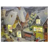 Richard Sellmer Verlag Adventskalender "Kleines Dorf im Winter"