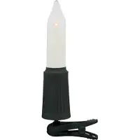 ROTPFEIL LED-Weihnachtsbaumkette, klar/elfenbein, LED/E14/3V/0,1W, mit teilbarem Stecker 30-flammig