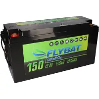 FLYBAT LiFePO4 Akku 12V (12,8V) 150Ah inkl. Bluetooth und CanBus
