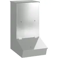 vidaXL Schweinfutterspender Silber 55 x 38 x 76 cm 20 kg