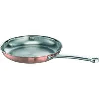 Schulte Ufer Schulte-Ufer DE LUXE I FRY PAN 9550-28I Bratpfanne, 28 cm max. Durchmesser, Kupfer, Induktionsherd-geeignet