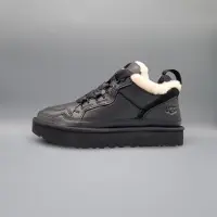 Ugg Lowmel Leather Black (Women's) - 42 Größe: 42