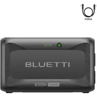 BLUETTI B500K Erweiterungsakku für AC200L/AC300/AC500, 5120Wh LiFePO4 Akku, Solargenerator für Zuhause, Notfälle, Off-Grid (Erweiterungskabel P090A)