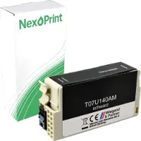 NexoPrint Druckerpatrone kompatibel zu Epson C13T07U140 407 schwarz WorkForce Pro WF-4745 DTWF