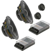 Ground Zero Audio | GZUC 165.2SQ | 165 mm 2-Wege Komponenten-Lautsprechersystem