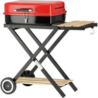 LUND Faltbarer Holzkohlegrill 45 x 33,5 cm - W-99926