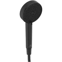 Ideal standard Alu+ Eco Idealrain Handbrause BD990XG 2 Funktionen, Ø 10 cm, 6l, silk black matt