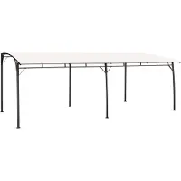 vidaXL Garten-Sonnenschutz 6x3x2,55 m Cremeweiß