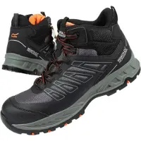 Regatta Herren Schuhe Schwarz TRK126 Grösse 39