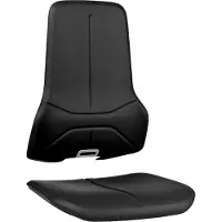 BIMOS Wechselpolster Neon Kunstleder schwarz für Sitz und Rückenlehne - 9588-MG01