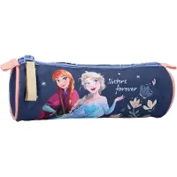 Disney Frozen Frozen II Stiftemäppchen – Blau Schlampermäppchen mit zwei Fächern