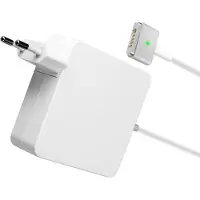 Avizar , Magnetisches Ladegerät (85W) mit LED-Anzeige für Apple MacBook, Weiß