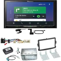 Pioneer AVH-Z9200DAB Android Auto Carplay Einbauset für Dacia Duster Lodgy Logan
