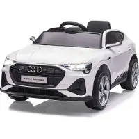 Jamara Ride-on Audi e-tron Sportback weiß 12V 2,4GHz
