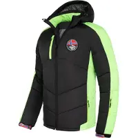 Nebulus Skijacke HILL Herren, Outdoorjacken , Funktionsjacke , P4961 - Herren, schwarz-lime, L