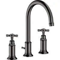 Hansgrohe 3-Loch-Waschtischarmatur 180 Axor Montreux A 175mm, m Kreuz, ZugstAblGar, po bla vc