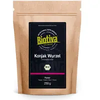 Good Organics GmbH Biotiva Konjak Pulver 250g aus biologischem Anbau