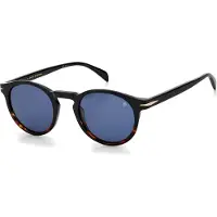 David Beckham DB 1036/S BLACK HAVANA/BLUE GREY 49/23/145 Herrenbrillen Sonnenbrillen