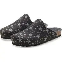 Vivance Pantolette Pantolette, Clog, Pantoffel, Hausschuh, schwarz Größe 39
