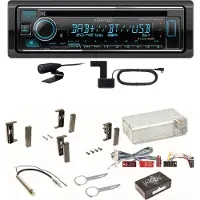 Kenwood KDC-BT740DAB Digitalradio Bluetooth Einbauset für Audi A3 8L
