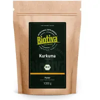 Biotiva Kurkuma Pulver Bio 1000 g