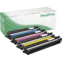 NexoPrint Toner kompatibel zu Brother TN-247 Mehrfarbig HL-L3210CW HL-L3230CDW HL-L3270CDW DCP-L3510CDW DCP-L3550CDW MFC-L3710CW