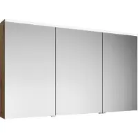 Burgbad Eqio Spiegelschrank mit horizontaler LED-Beleuchtung, 3 Türen, mittlerer Anschlag rechts, 1