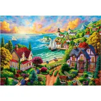 Perre/Anatolian ANATOLIAN Puzzle Dorf am Meer 260 Teile