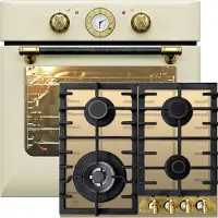 Kaiser Herd Set EH 6432 ElfBE / ECO Elektro Einbaubackofen+ KG 6335 ElfEm Gaskochfeld