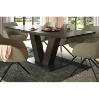 Inn.Furn Esstisch "Home-X" in grau Tisch ausziehbar 150 - 190 cm, bis 8 Personen