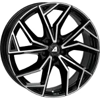 Alutec Felge ADX.02 7.5Jx18 ET 45 4x108 Diamant Schwarz ADX2-75845A33-1 kompatibel mit FORD Fiesta Fusion