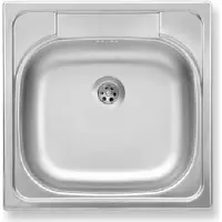 Novaservis Abwäschen - Spülbecken 480 x 480 mm, gewebte Struktur DR48/48TS