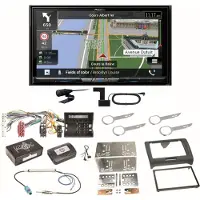 Pioneer AVIC-Z930DAB Navigation Bluetooth CD USB MP3 Einbauset für Audi TT 8J
