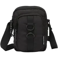 Marc O'Polo Umhängetasche Schultertasche Mikkel Crossbody Bag Black schwarz
