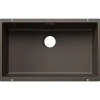 BLANCO SUBLINE 700-U für Farbige Komponenten Einbauspüle SILGRANIT cafe ab 80 cm ohne Ablauffernbedienung - inkl.