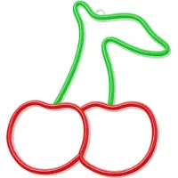 Forever Neon LED CHERRY Dekoration grün und rot NNE23 Neolia