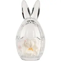 Clayre & Eef Glastopf Ei Ø 6x11 cm Transparant Glas