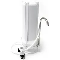 Naturewater TR201 1 Stufen Counter Top Wasserfilter, 5 µ, Filtereinsatz, Kartusche Filter, mit Universaladapter, Sedimentfilter
