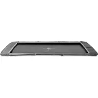 Exit InTerra Sporttrampolin 244x366cm, Bodentrampolin, Rechteckig, für Kinder, Schwarz